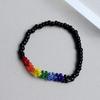 BONBEAU Rainbow Color Flower Beads Bracelet