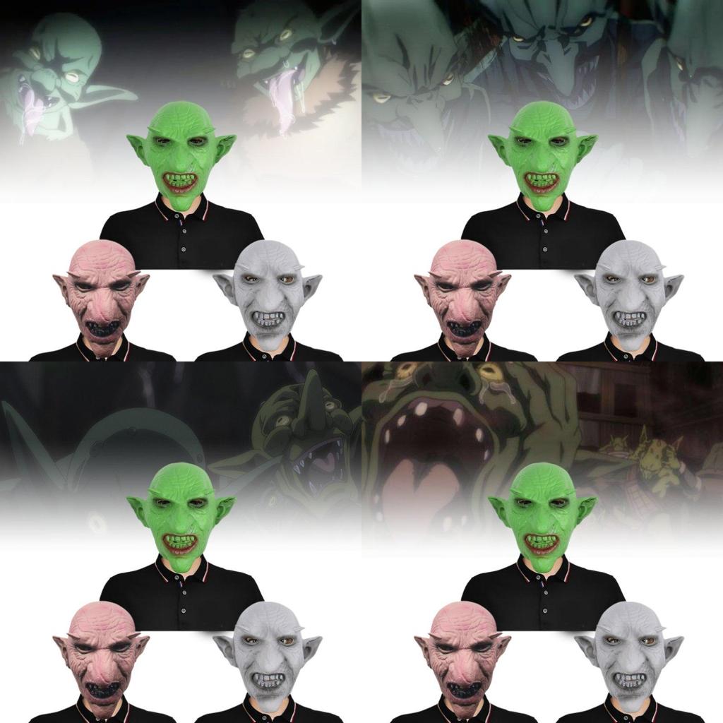 Terrifying Goblin Mask Full Face Costume Headpiece Perfect For Halloween Parties And Events