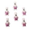 Lovely Ceramic Button Cartoon Ceramic Beads Cartoon Rabbit Puppy Button Beads DIY Jewelry Beads DIY Clothing Beads 1pc