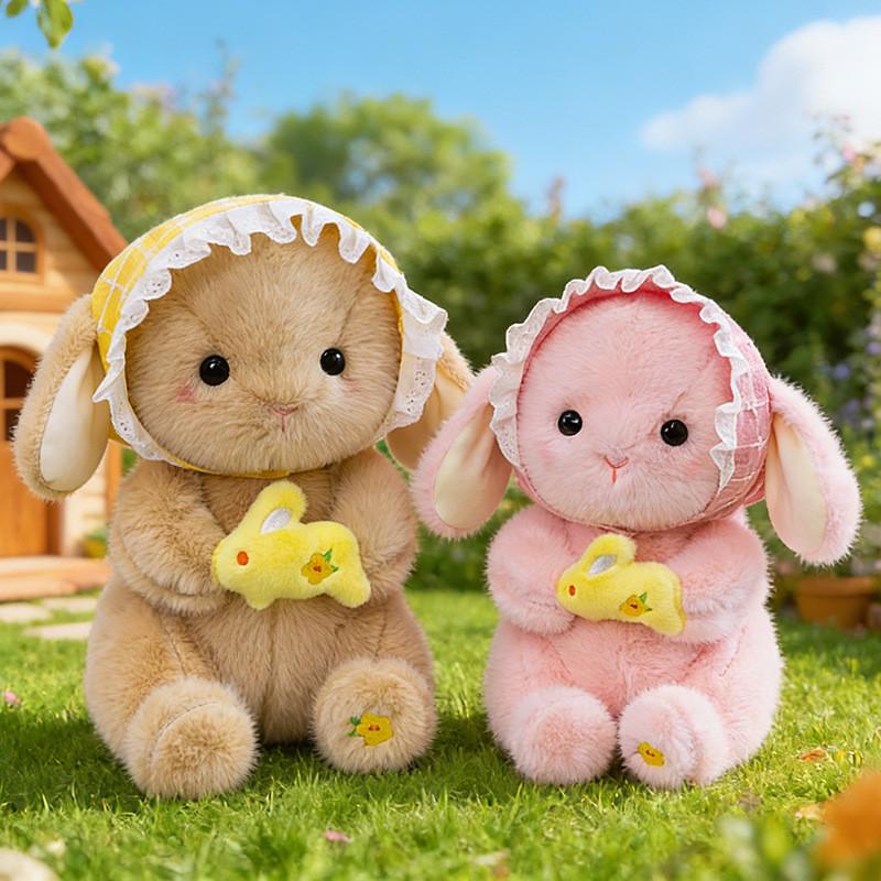 Baby Bunny Plush Toy With Pp Cotton Filling For Infant Sleep And Comfort