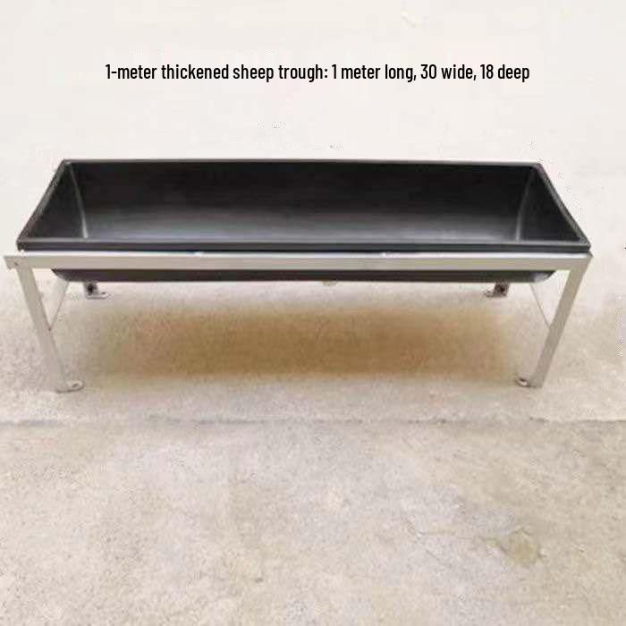 

Large Sheep and Cattle Watering and Feeding Trough with Stand – Plastic Livestock Breeding Equipment