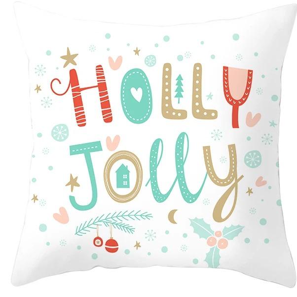 Christmas Themed Pillowcases Car Accessories Office Santa Claus Living Room Sofa Home Pillowcases