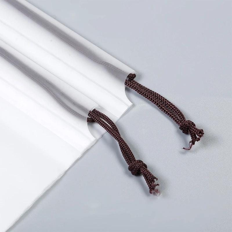 10/20pcs Transparent Frosted Clothes Packaging Drawstring Bags Storage Travel Pocket Shoes Organizer Waterproof Pouches