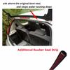 Para Citroen C1 Peugeot 107 Toyota Aygo Tira de Vedação Impermeável Impede Chuva no Porta-malas Tampa Traseira Peças Externas Molduras de Estilo