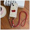 Apple 17AIR Four-Corner Lanyard Drop-Proof Transparent Phone Case for iPhone 16/12 Pro