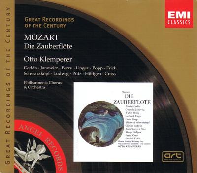 CD MOZART, GEDDA, JANOWITZ, PAOC; KLEM - Mozart: Czarodziejski flet 5673852 EMI Classics 2000 Europa Klasyczna Używany