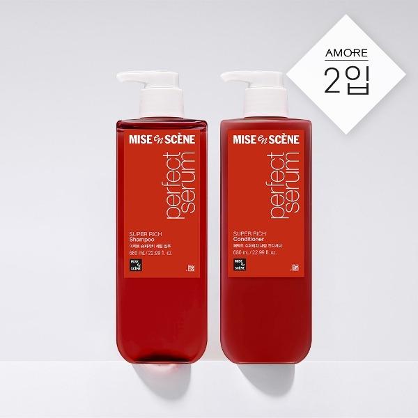 

mise en scène Perfect Serum Shampoo Conditioner 680ML x 2 (Optional)_12842669_588822 02 Super Rich Serum Conditioner x 2