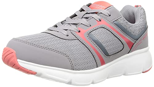 

Dunlop Refined Women s Lightweight Walking Shoes, 4E Wide, Cushioned, Shock Absorbing, Zipper closure, Easy to Wear, Gray, DC1501, Size 23.5 cm
