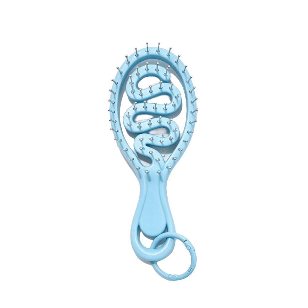 Detangling Hair Comb Keychain Hollow Out Mini Comb Fluffy Styling Tool Hair Brush Daily