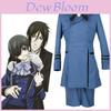 Exquisite Unisex Black Butler Ciel Phantomhive Costume Set For Halloween Parties