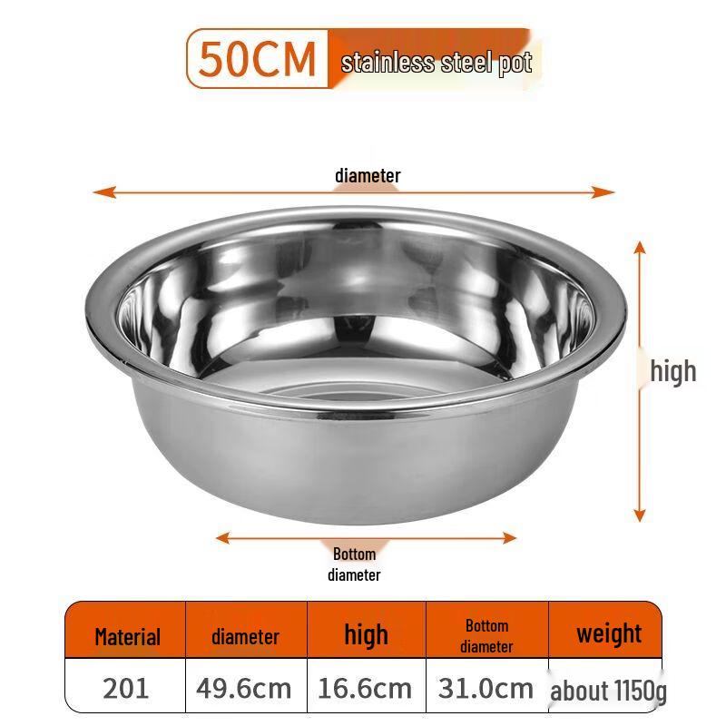 Thickened 304 Stainless Steel Multi-purpose Kitchen Basin