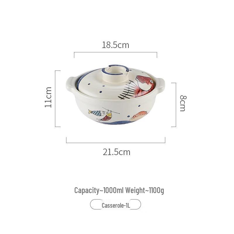 ZMR Japanese Ceramic Casserole Pot