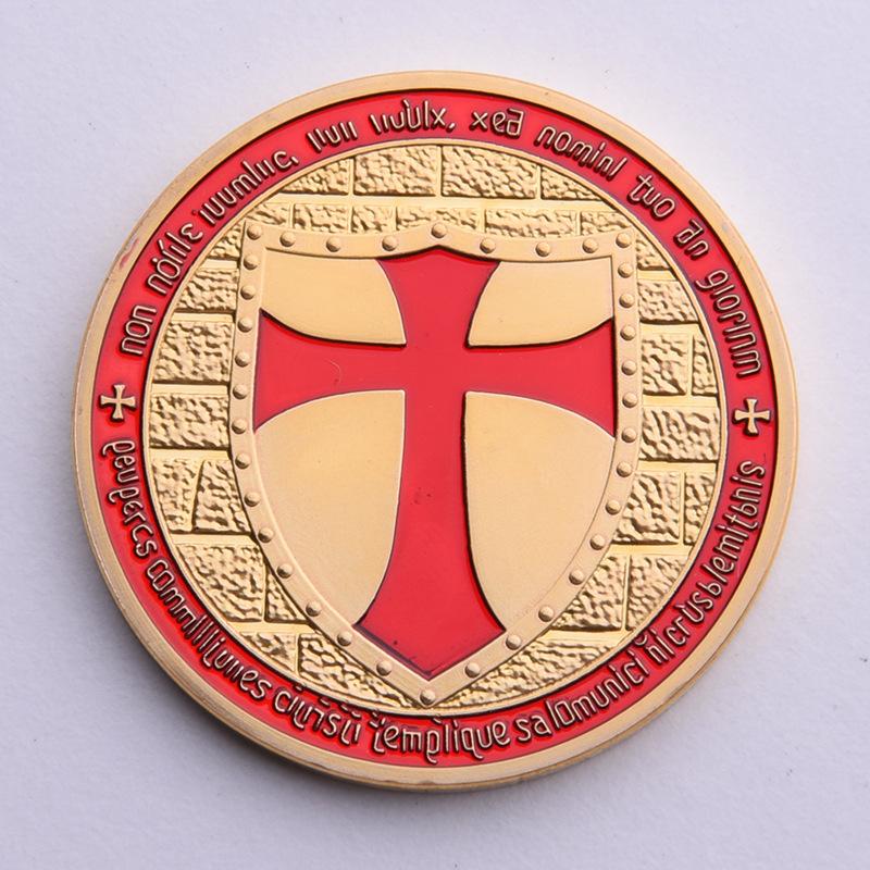 Pontifical Expeditionary Force Knights Templar Medal European Knights Fans Collection Crafts,Christmas Gift, Stocking Stuffers, Valentine's Day Gift
