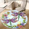 Colorful Dragonfly Office Carpet Chair Mats, Home Decor, Sofa Rug, Office Carpet Gift for Any Room1118150a