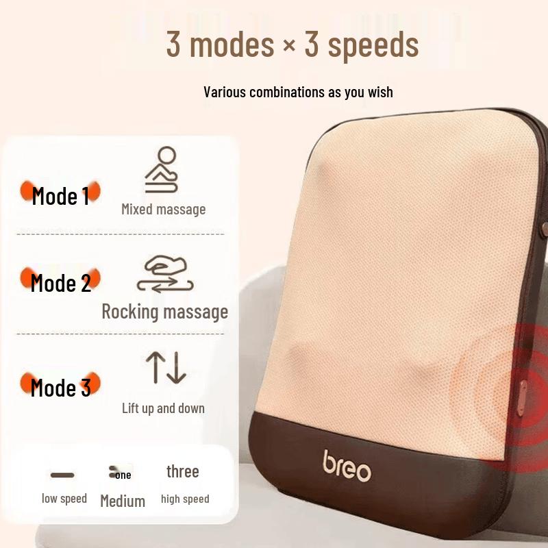 Breo Back5 Wireless Portable Back and Waist Massager CN plug (adapter included)