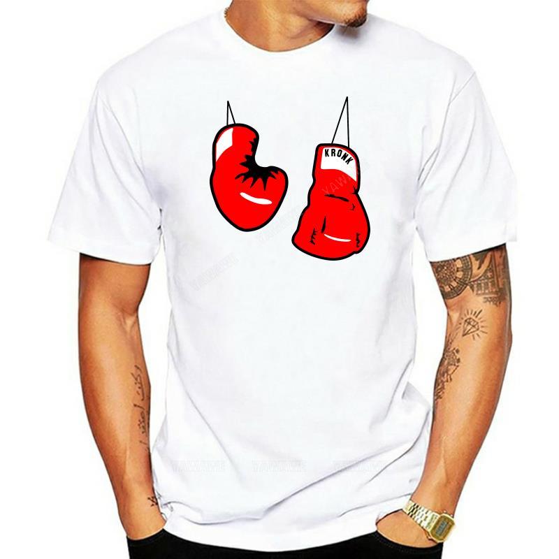 

Mens t shirts vintage style short sleeve Kronk Boxing Gym Detroit guantes colgantes camiseta blanca male tops unisex teeshirt S