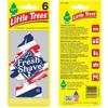 Little Trees Air Fresheners 6pac Fresh Shave , Value Set of 6, Air