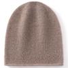 One seamless cashmere autumn and winter new men's and women's simple warm ear protection cold knitted hat