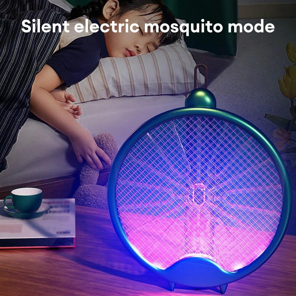 3000V Elettrico Mosquito Racchetta Mosquito Killer Lampada USB Ricaricabile Pieghevole Repellente Per Zanzare Lampada Scacciamosche Scacciamosche