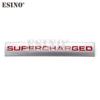 Car Styling Supercharged Logo 3D Metal Chrome Zinc Alloy Emblem Badge Decal Auto Accessory for Land Rover Ranger Rover XS4