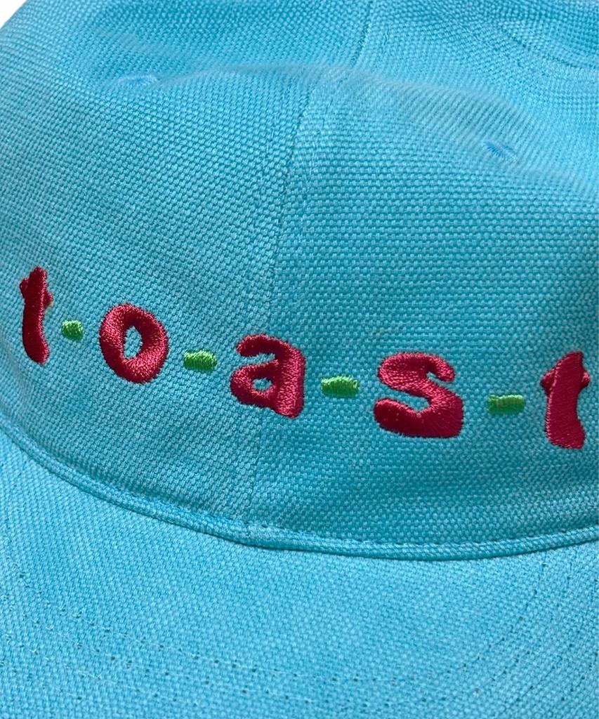 Poteulipailjeu Toast 6-Panel Cap (Aqua Blue)