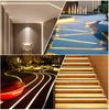 Neonlichter Band Flexibles LED-Neonzeichen Nachtlichtlampe 120 LEDs/m LED-Lichtstreifen 12 V durchdringbare LED-Streifenlampe mit Handfeger-Berührungssensor