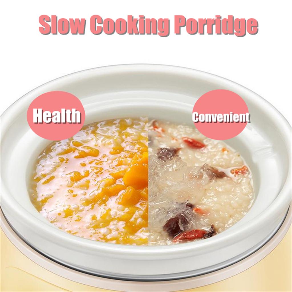 Stew Maker Plug In Buy 220V 100W Electric Slow Cooker Stew Ceramic Pot Porridge Soup Maker ...