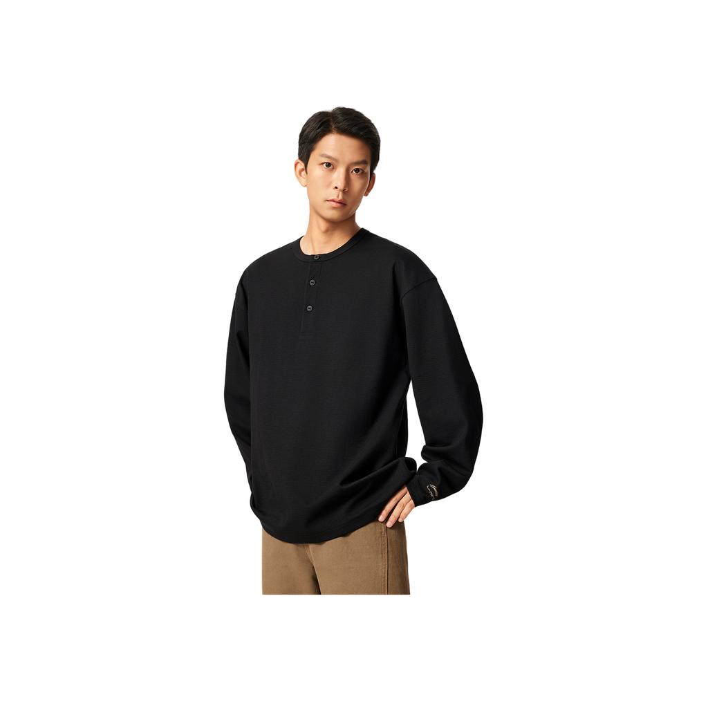 Li Ning Sports Lifestyle Series Loose Fit Round Neck Logo T-Shirt Unisex Tops ATLV267-4