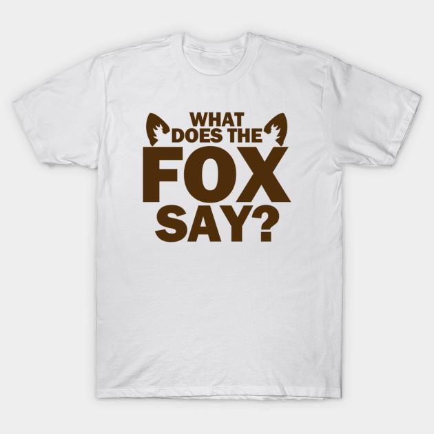 Unisex Fashion TShirt What Does The Fox Say Print TShirt Plus Size S-5XL T-Shirt 100%Cotton Tops O Neck Short Sleeve Tees