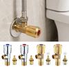 Color Coded Handle Triangle Valve Brass Water Supply Valve New Angle Valve  For Faucet