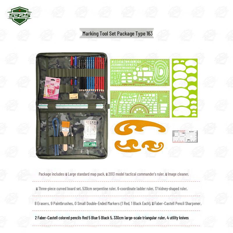 Military Topography Plotting & Drawing Kit