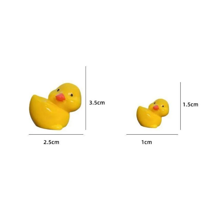 Cute Mini Ducks Car Interior Decoration Auto Rearview Mirror Dashboard Ornaments for Woman Man Gift Kawaii Car Accessories
