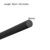 Uxcell Plastová kulatá tyč, 3mm, 4mm, 5mm, 7mm Průměr 50cm Délka Technický plastový kulatý profil 4mm 3ks Černá