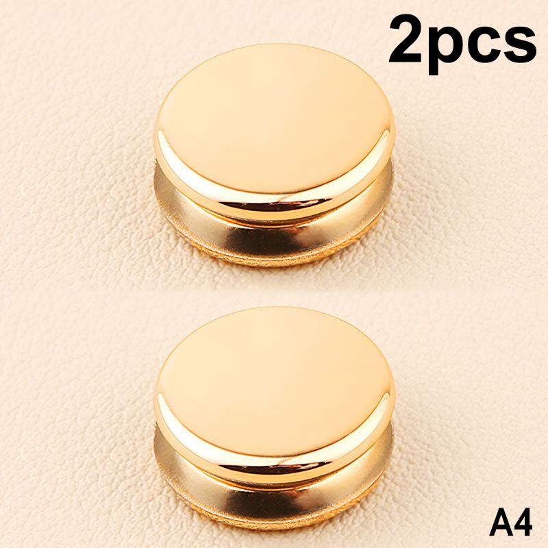 2/4/8Pcs Multifunctional Seamless Clothes Clips Adjustable No Sew Clothes Buttons With Strong Adhesion For Scarf Shirts Dresses