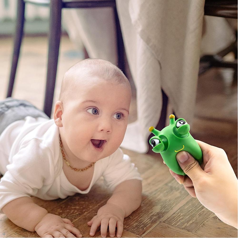 Green Bug Toys Popping Out Eyes For Anxiety, Autism Toy Christmas Birthday Gift