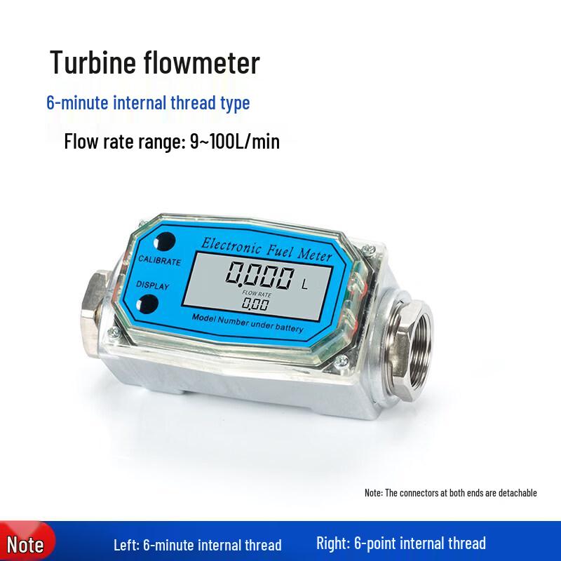 

Aokewen DN20/6 Internal Thread Digital Turbine Flow Meter