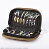 Compact Lure Organizer Pouch for Spinnerbaits, Fly Hooks, Crankbaits, VIB & Soft Plastic Worms, Tackle Storage