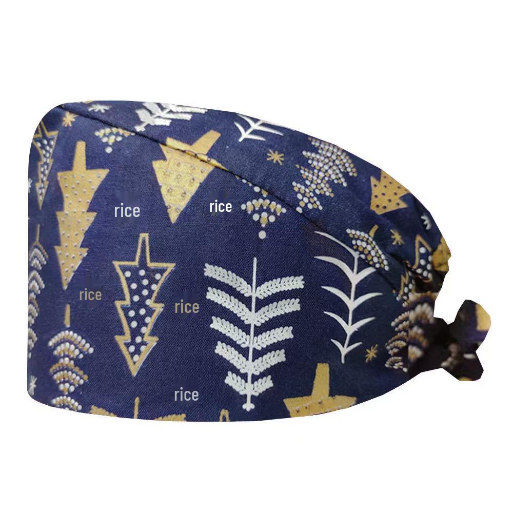 Cartoon Print Spa & Nurse Surgical Cap