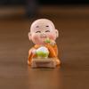 7Pcs Creative Naughty Four Non Zen Little Monk Decorative Accessories Little Shami Car Desktop Tea Table Ornament