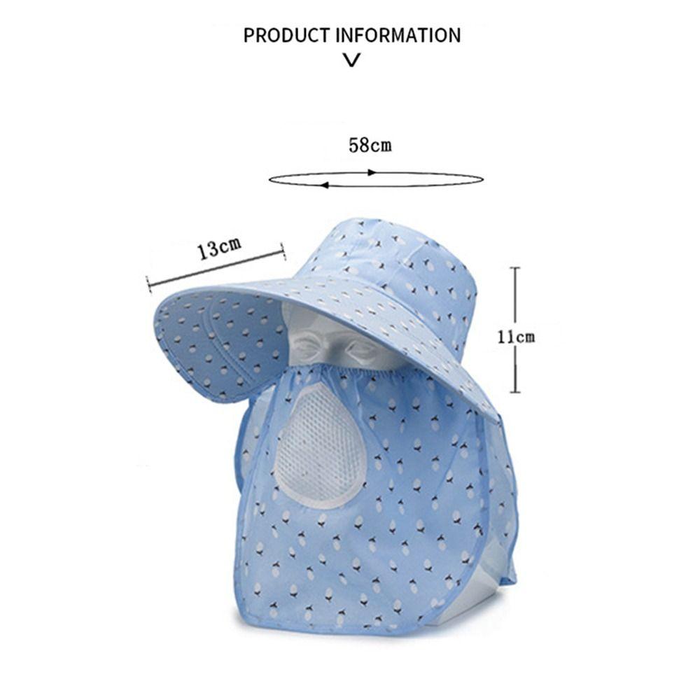 Protecție solară cu bor larg pentru față și gât, protecție solară de vară, pentru agrement, pentru femei