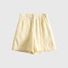 Earth * Su Girl Series Spring and Autumn Ladies High Waisted Shorts with Cutting Label