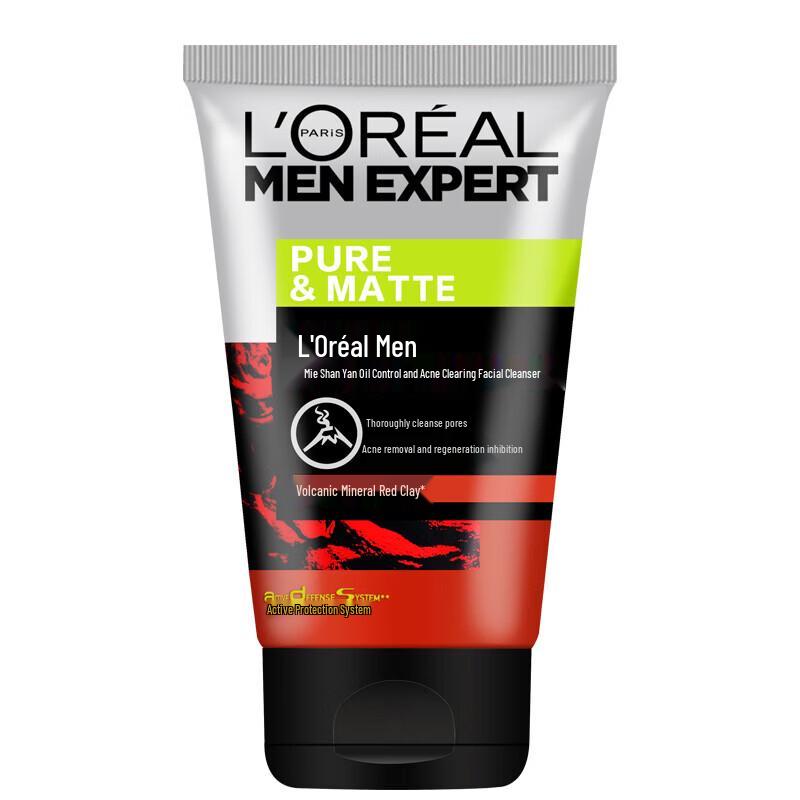 

L Oréal Men Expert Volcano Red Clay Oil Control Cleanser