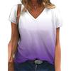 BITCED Women's Fashion Casual Short Sleeve V-Neck  Blouses & Shirts