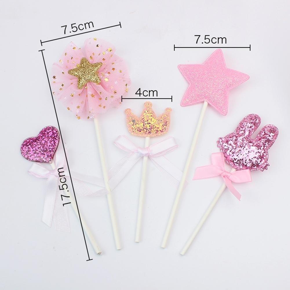 Cute Sweet Cake Flags Cake Decor Birthday Party Decoration Tool Happy Birthday Supplies