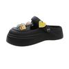 Fun Cute SpongeBob SquarePants Hole Shoes Women's Platform Cartoon Bag Head Cool Slippers Non-slip Nurse Beach Shoes