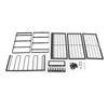 Power Tool Organizer Wall Mount 4 Layer Garage Drill Storage Heavy Duty Metal Stand