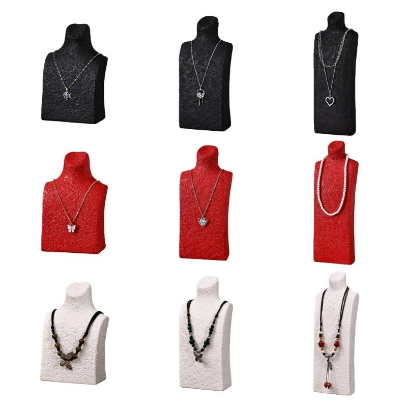 Sturdy Base Jewelry Holder with Thickened Support Ensuring Stability for Necklace Exhibition Secure Display