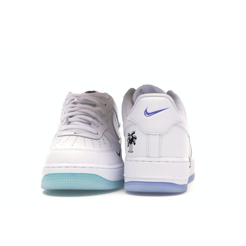 Nike Steven Harrington X Air Force 1 Low Flyleather QS Earth Day Unisex Sneakers White Black Hyper-Crimson CI5545-100