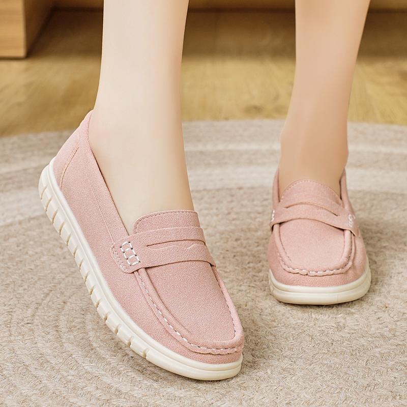 

Женские лоферы мокасины черные розовые кроссовки повседневная обувь для ходьбы EU:41 розовый