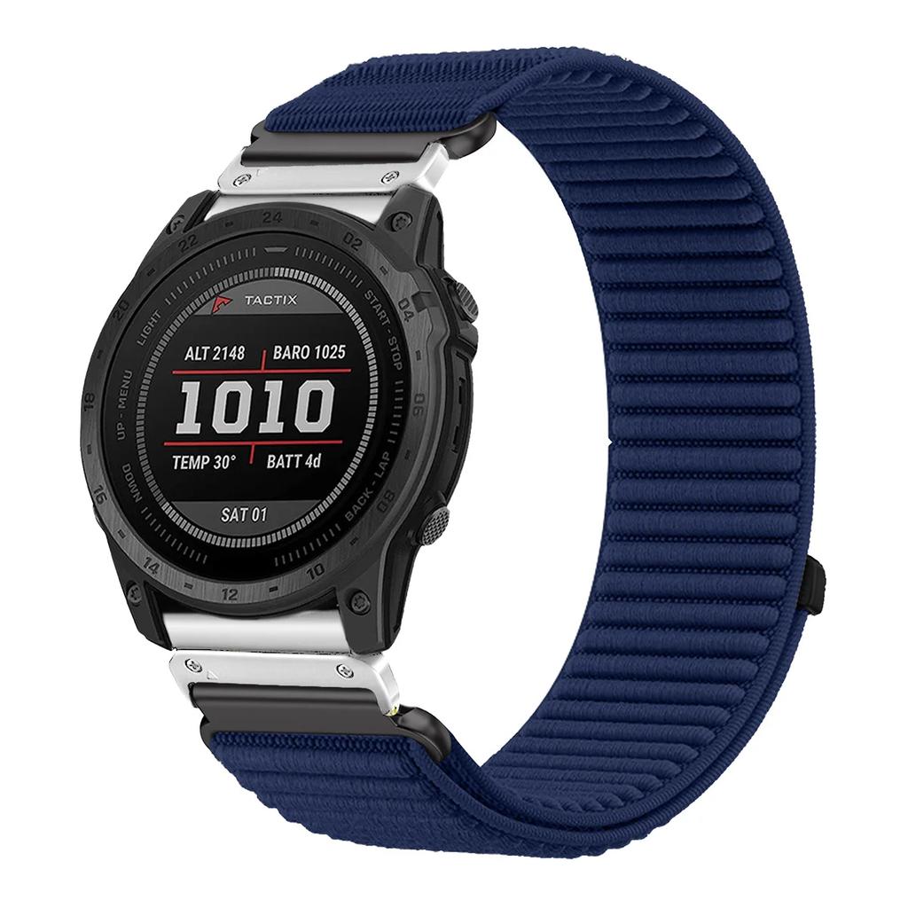 Nylon Strap for Garmin Quatix 8 Fenix 8 7X 6X 6 5 5X Plus Enduro 47/51mm Watch Band for Tactix 7 Pro Forerunner 970 965 Bracelet